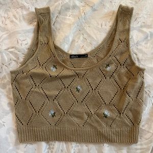 Knitted tank top